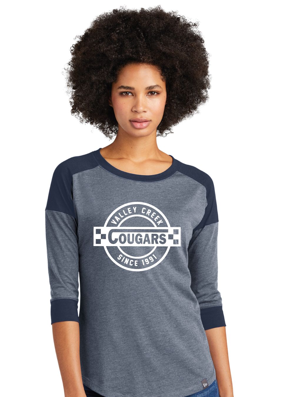 VC Gear - Checkers - 3/4 Sleeve Baseball Raglan Tee