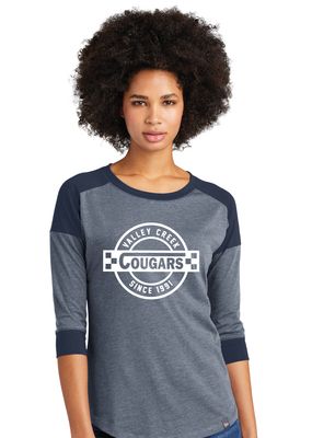 VC Gear - Checkers - 3/4 Sleeve Baseball Raglan Tee
