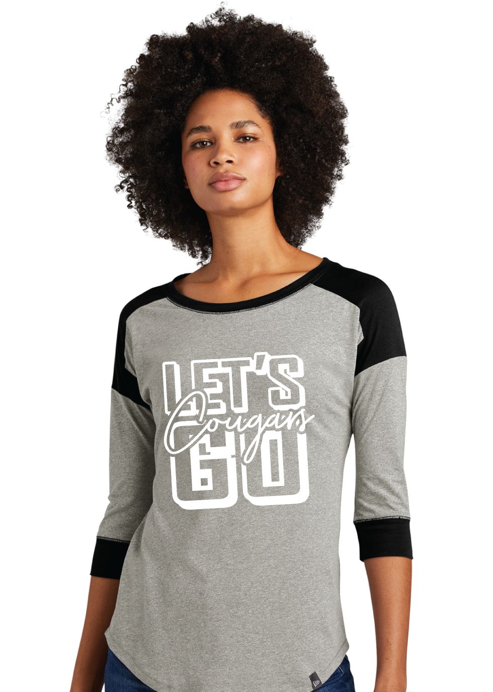 VC Gear - Let&#39;s Go - 3/4 Sleeve Baseball Raglan Tee