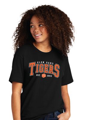 Glen Oaks Elementary - Arched - Next Level Short Sleeve