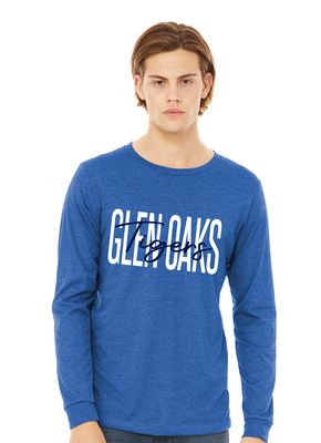 Glen Oaks Elementary - Skinny Script - Bella+Canvas Long Sleeve