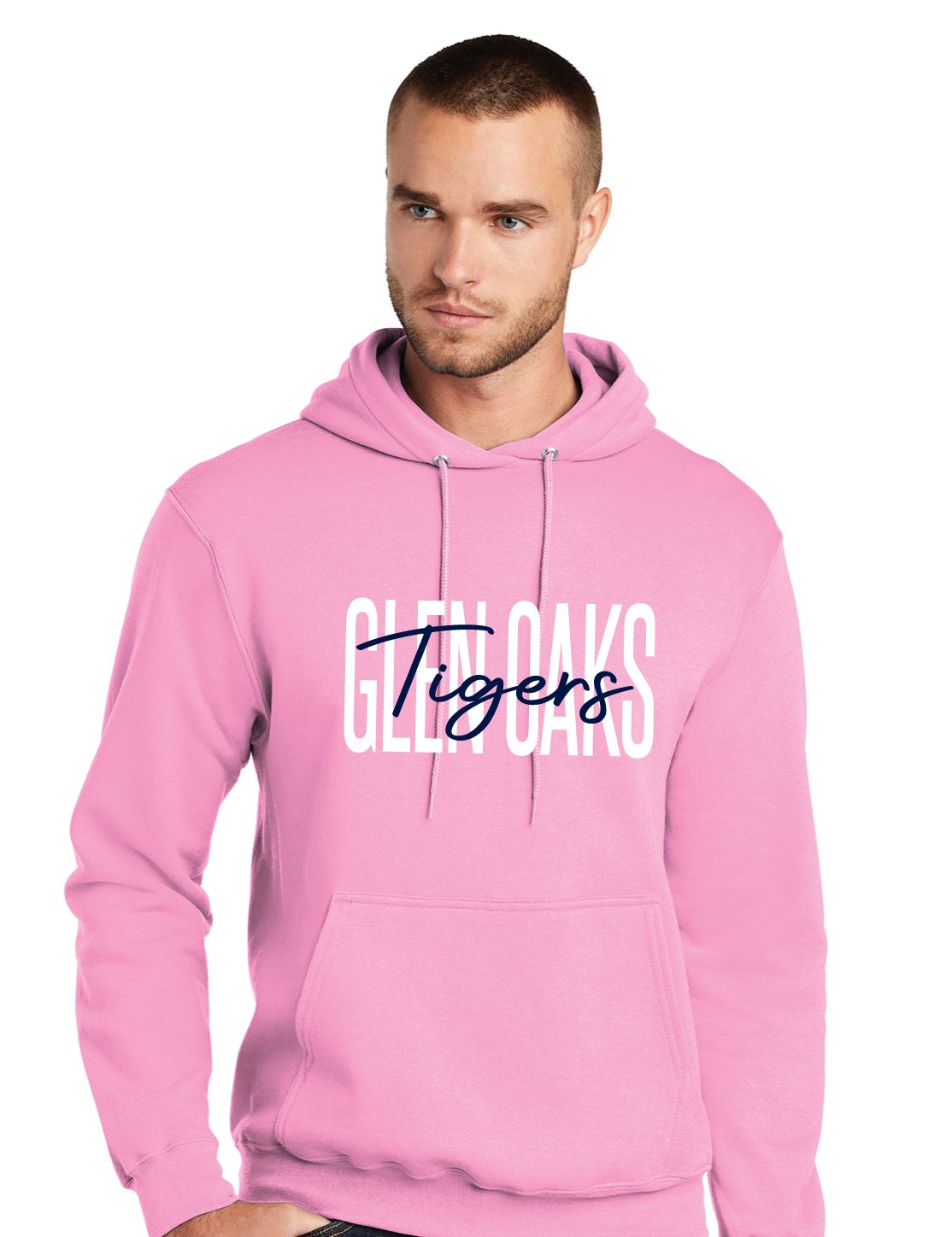 Glen Oaks Elementary - Skinny Script - Hoodie