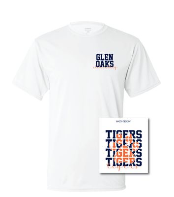 Glen Oaks Elementary - Stacked - Short Sleeve