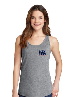 Glen Oaks Elementary - Stacked - Cotton Tank
