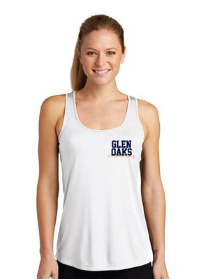 Glen Oaks Elementary - Stacked - Dri-Fit Racerback Tank