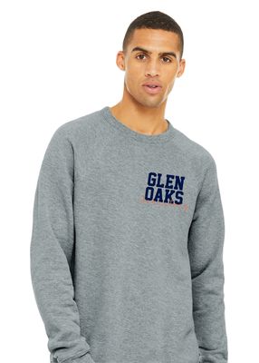 Glen Oaks Elementary - Stacked - Bella+Canvas Crew Sweatshirt