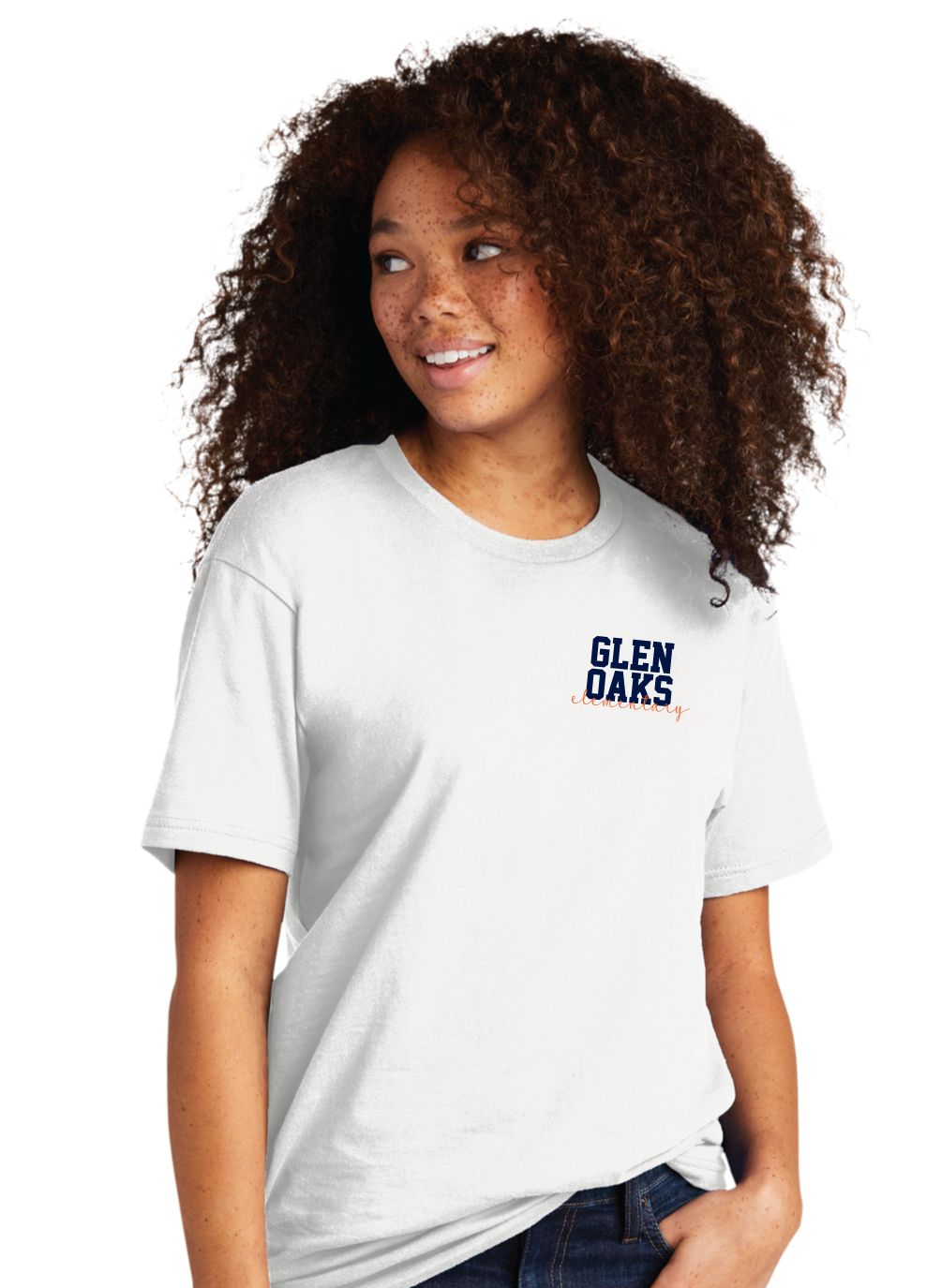 Glen Oaks Elementary - Stacked - Next Level Short Sleeve