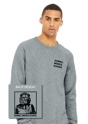 Dowell - Reading - Bella+Canvas Crewneck Sweatshirt