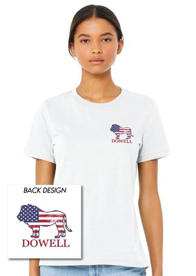 Dowell - Lion Flag - Bella+Canvas Ladies