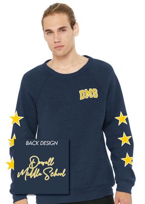 Dowell - Stars - Bella+Canvas Crewneck Sweatshirt