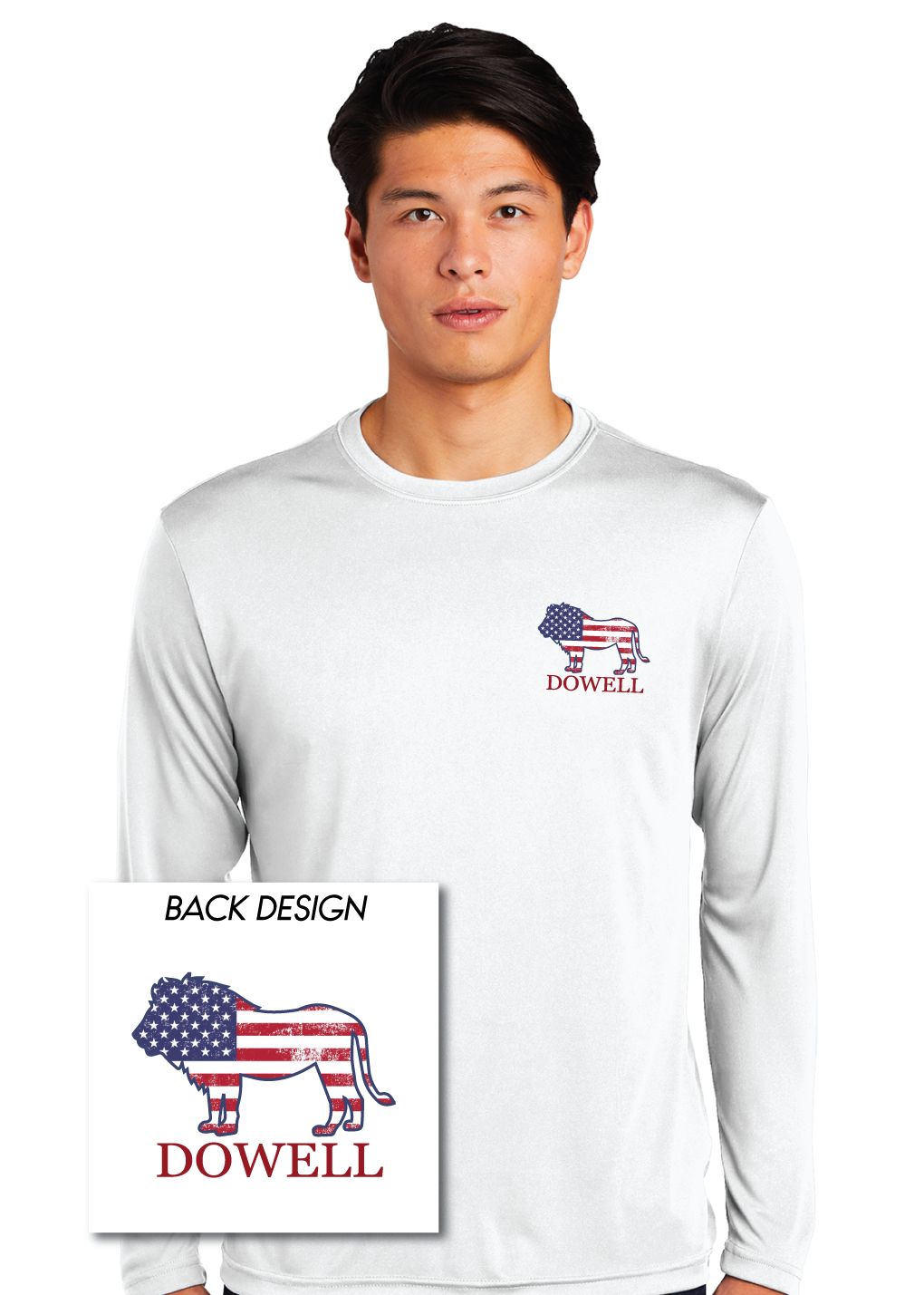 Dowell - Lion Flag - Dri-Fit Long Sleeve