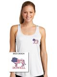 Dowell - Lion Flag - Dri-Fit Racerback Tank