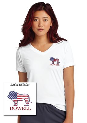 Dowell - Lion Flag - Dri-Fit V-Neck