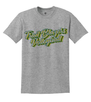 Lebanon Trail Volleyball - Retro Stacked - Short Sleeve