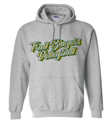 Lebanon Trail Volleyball - Retro Stacked - Hoodie