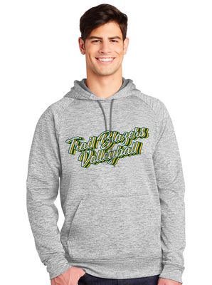 Lebanon Trail Volleyball - Retro Stacked - Electric Dri-Fit Hoodie
