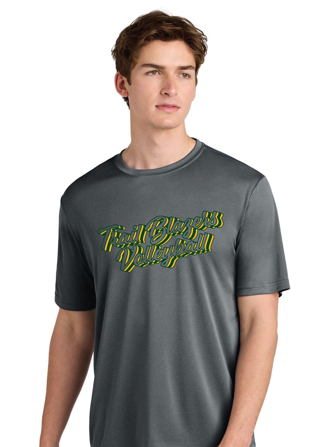 Lebanon Trail Volleyball - Retro Stacked - Dri-Fit Short Sleeve