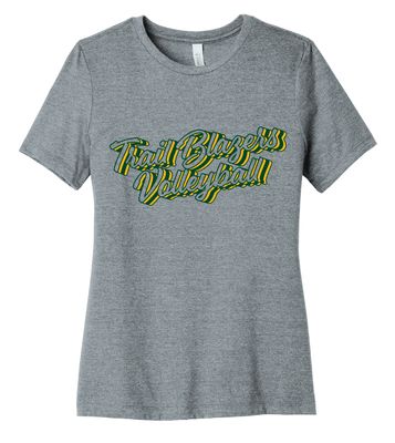 Lebanon Trail Volleyball - Retro Stacked - Bella+Canvas Ladies
