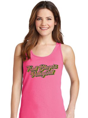 Lebanon Trail Volleyball - Retro Stacked - Cotton Tank