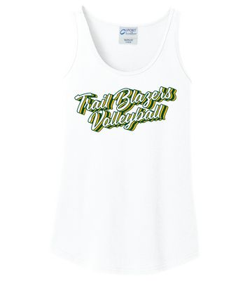 Lebanon Trail Volleyball - Retro Stacked - Cotton Tank