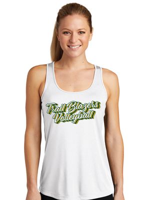 Lebanon Trail Volleyball - Retro Stacked - Dri-Fit Racerback Tank