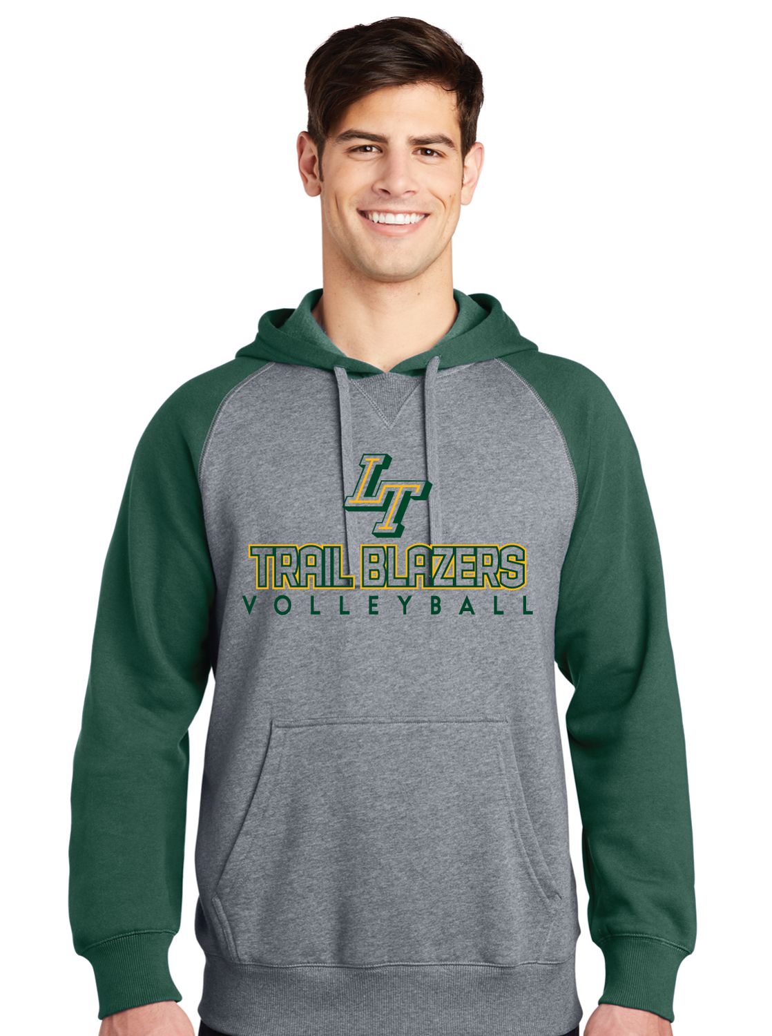 Lebanon Trail Volleyball - Trail Blazers - Raglan Hoodie