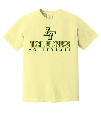 Lebanon Trail Volleyball - Trail Blazers - Comfort Colors Short Sleeve