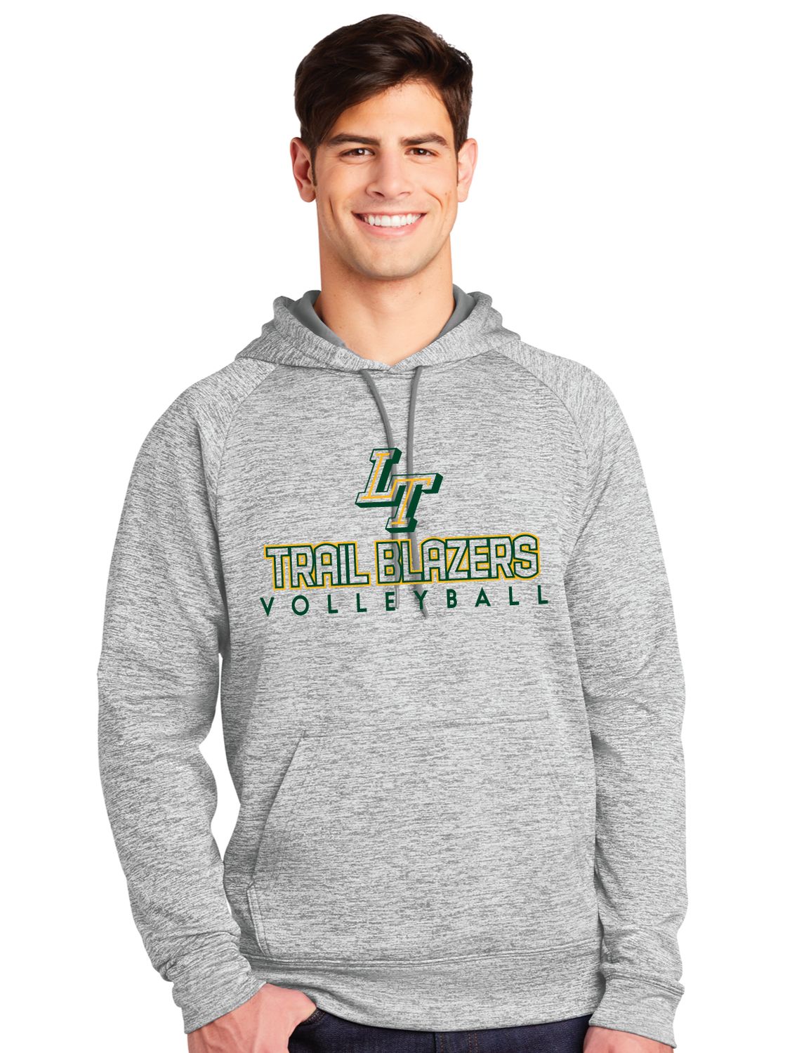 Lebanon Trail Volleyball - Trail Blazers - Electric Dri-Fit Hoodie