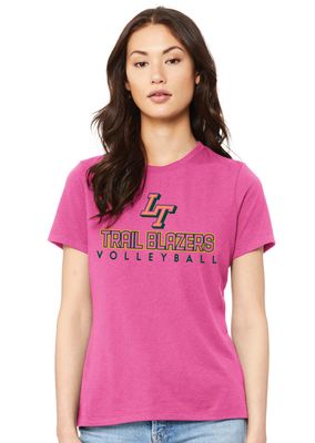 Lebanon Trail Volleyball - Trail Blazers - Bella+Canvas Ladies