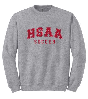 HSAA Soccer - Arched - Crew Sweatshirt