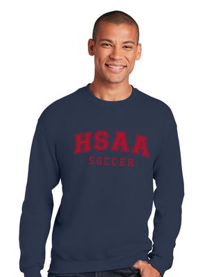 HSAA Soccer - Arched - Crew Sweatshirt