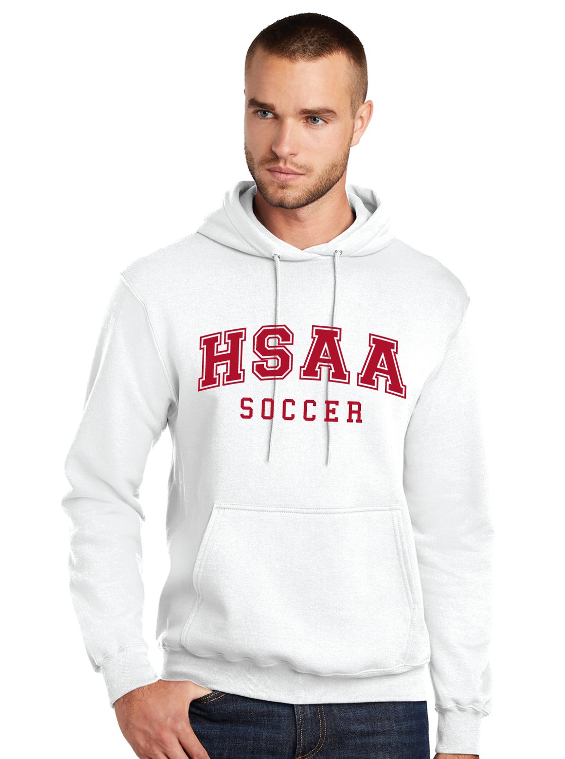 HSAA Soccer - Arched - Hoodie
