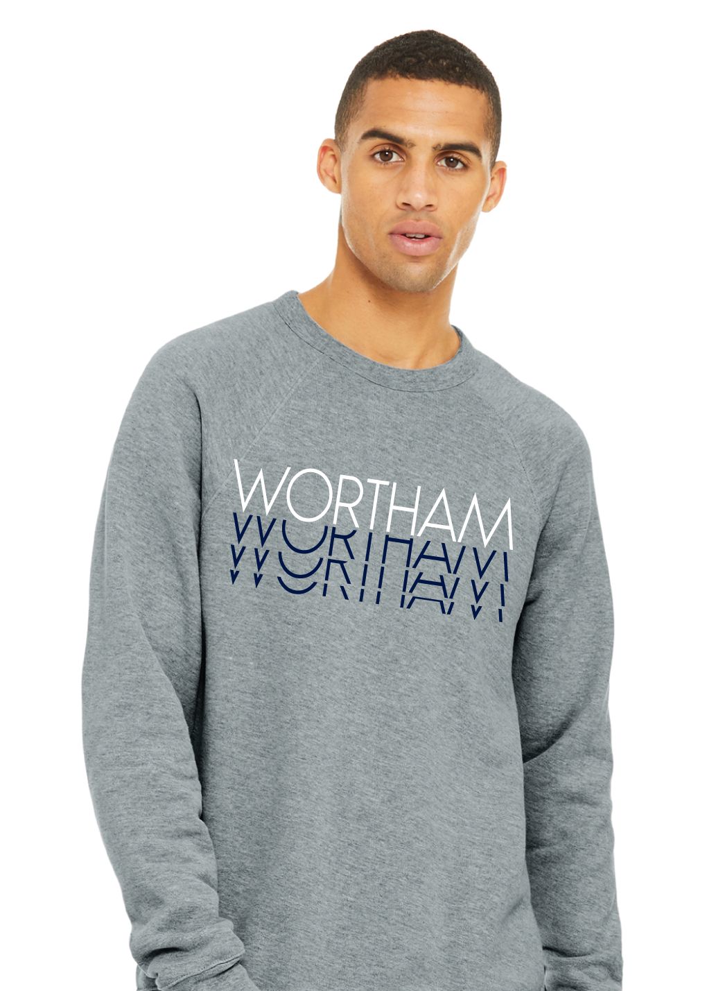 Wortham Intermediate - Disappear - Bella+Canvas Crewneck Sweatshirt