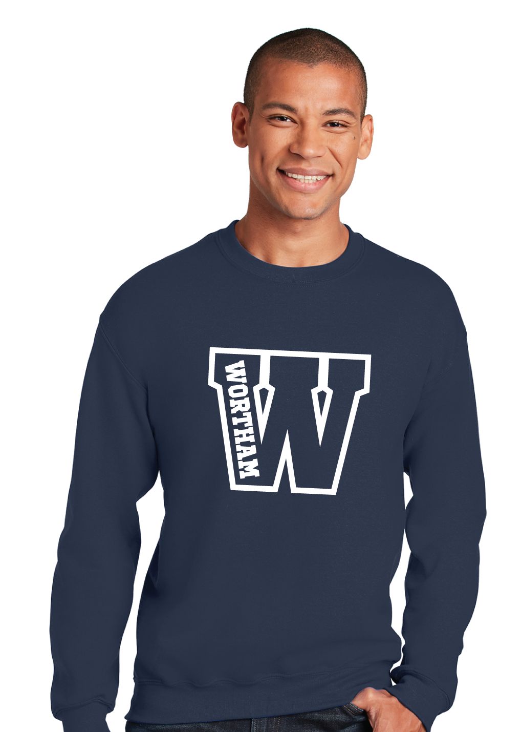 Wortham Intermediate - Big W - Crew Sweatshirt