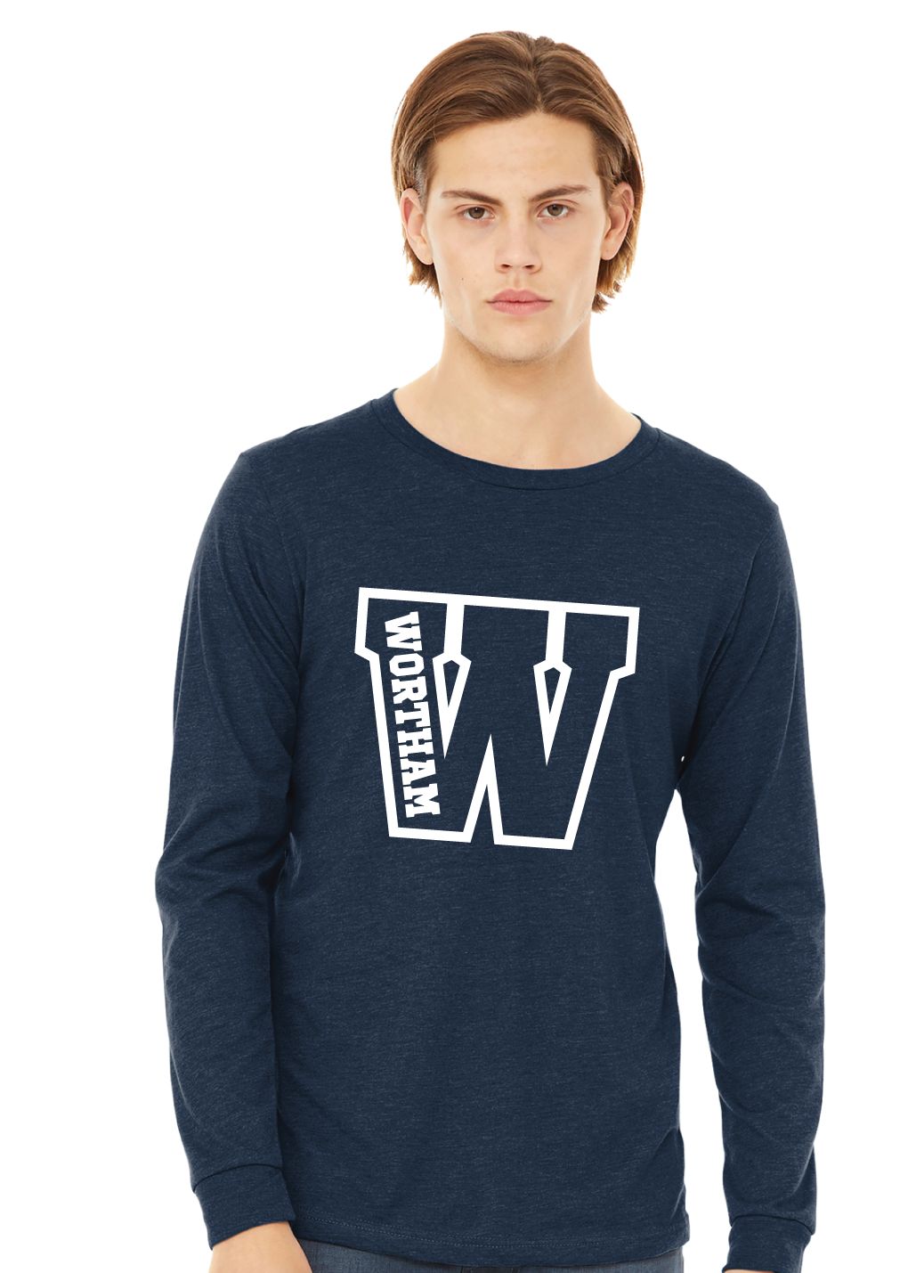 Wortham Intermediate - Big W - Bella+Canvas Long Sleeve