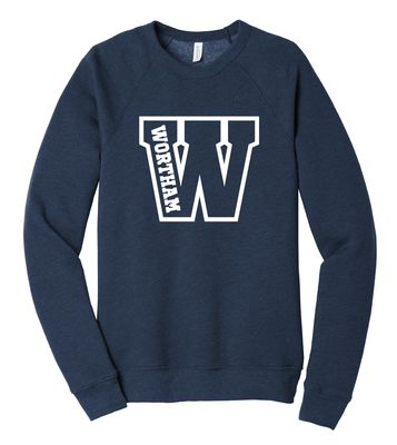 Wortham Intermediate - Big W - Bella+Canvas Crew Sweatshirt