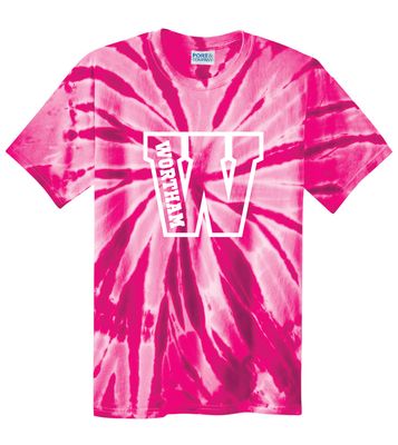 Wortham Intermediate - Big W - Tie Dye Short Sleeve