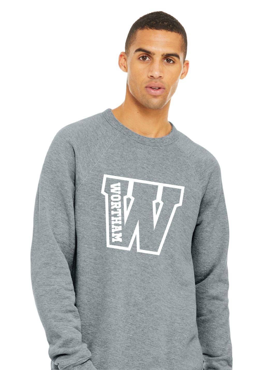 Wortham Intermediate - Big W - Bella+Canvas Crew Sweatshirt