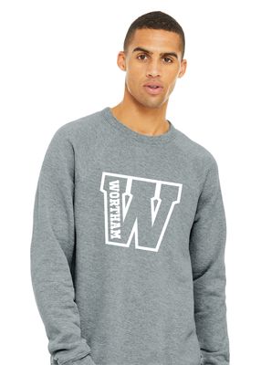 Wortham Intermediate - Big W - Bella+Canvas Crew Sweatshirt