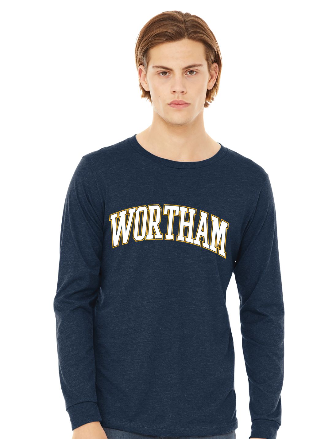 Wortham Intermediate - Arched - Bella+Canvas Long Sleeve