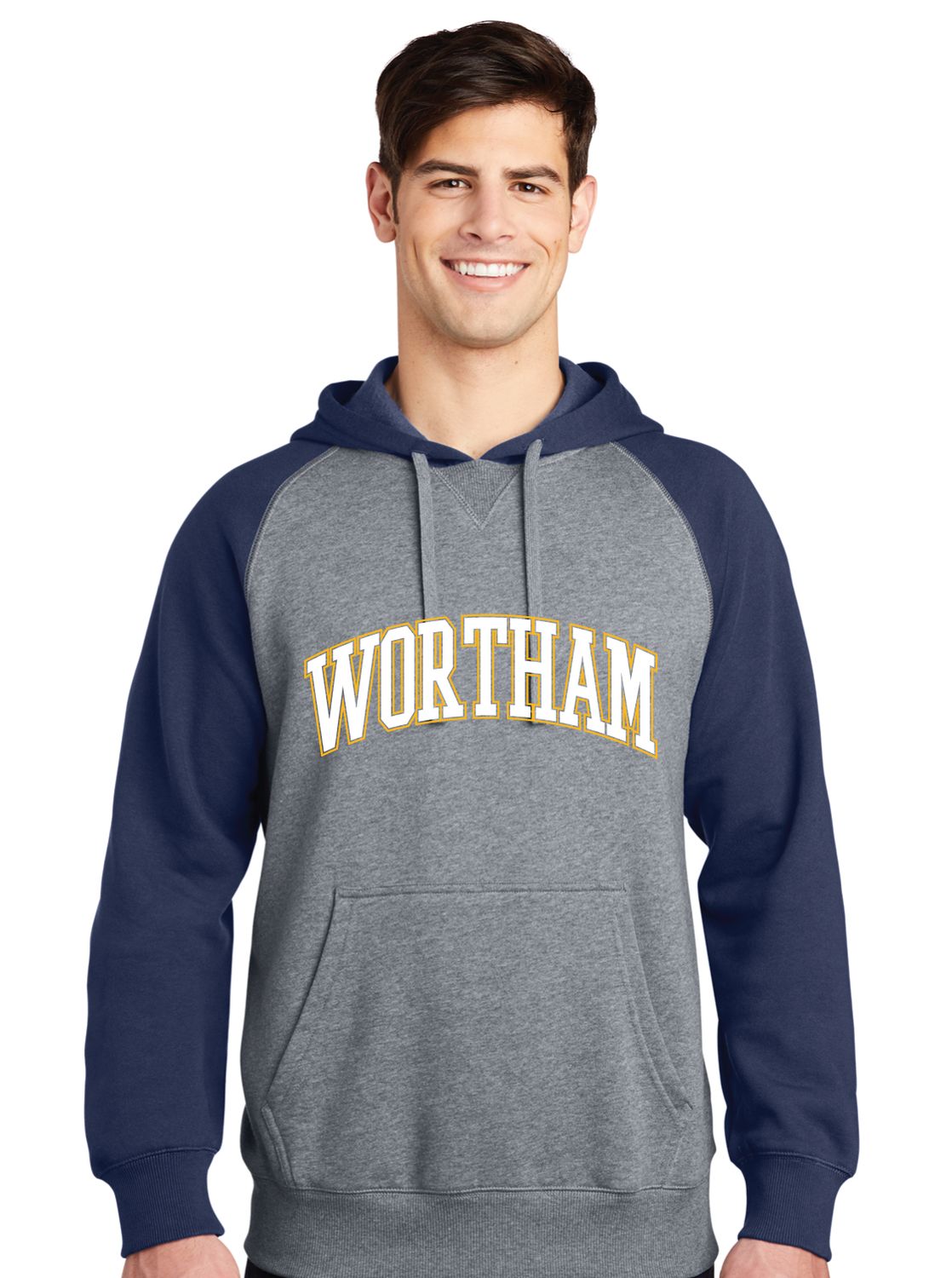Wortham Intermediate - Arched - Raglan Hoodie