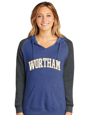 Wortham Intermediate - Arched - Lightweight Raglan Hoodie