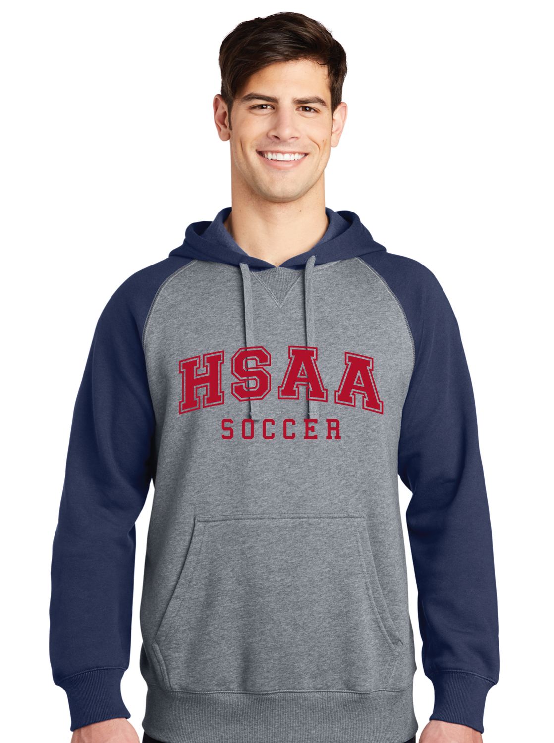 HSAA Soccer - Arched - Raglan Hoodie