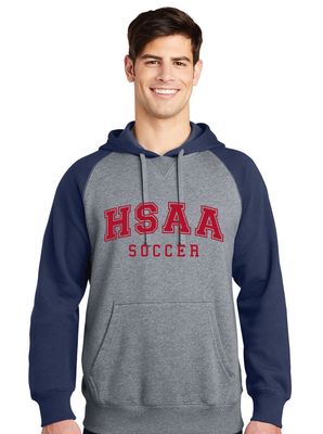 HSAA Soccer - Arched - Raglan Hoodie