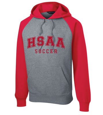 HSAA Soccer - Arched - Raglan Hoodie