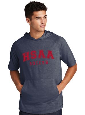 HSAA Soccer - Arched - Short Sleeve Hoodie