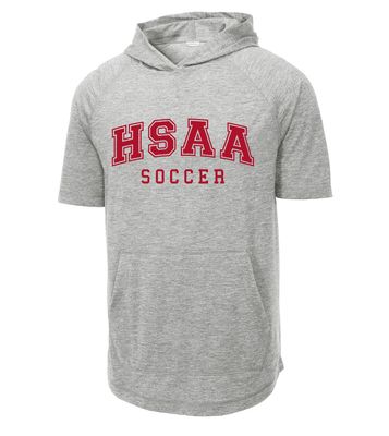 HSAA Soccer - Arched - Short Sleeve Hoodie
