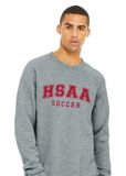 HSAA Soccer - Arched - Bella+Canvas Crew Sweatshirt