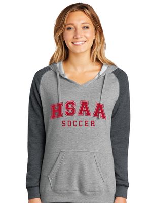 HSAA Soccer - Arched - Lightweight Raglan Hoodie