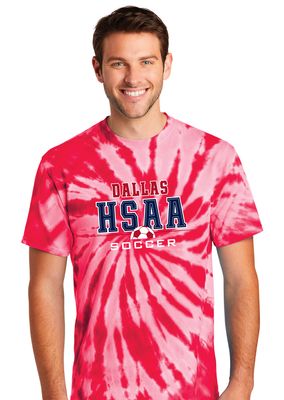 HSAA Soccer - Half Ball - Tie Dye Short Sleeve